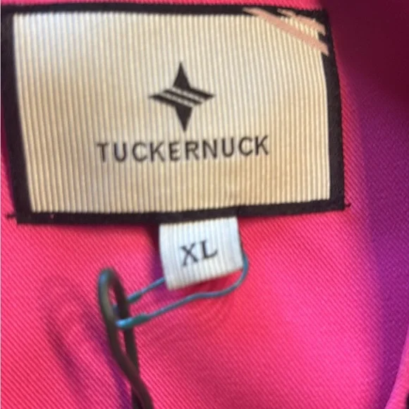 Tuckernuck Electric Pink Bow Jamie Dress Sequin Bow NWT XL - Picture 3 of 11